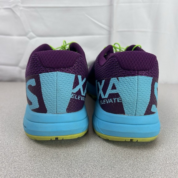 Salomon XA Elevate 401378 Purple Trail Running Hiking Shoes Sneakers Womens Sz 8 - Picture 7 of 15